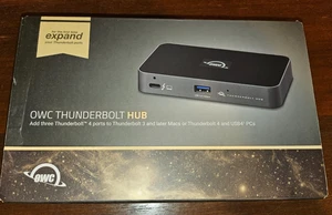 OWC 5 Port Thunderbolt Hub - 60W Charging, (3) Thunderbolt 4 (USB-C) Ports NEW - Picture 1 of 3