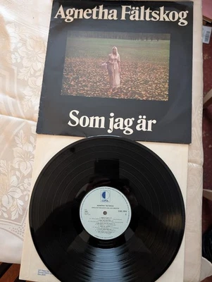 RARE - Agnetha Faltskog Original 1970 Vinyl - Som Jag Ar - Image 1 of 2