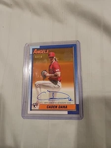 Topps 2025 Aggiornamento Caden Dana 35° Anniversario Auto Gold /50 90AU-CD Angels Rc - Foto 1 di 3