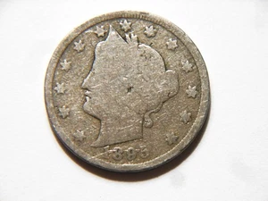 1895 G Liberty V Nickel, Nice Lower Priced Vintage Coin for a collection - Picture 1 of 6