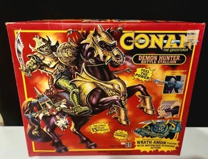 1992 Vintage CONAN The Adventurer DEMON HUNTER BATTLE STALLION FACTORY SEALED - Picture 1 of 6