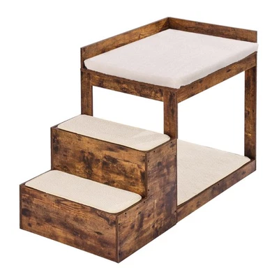 VEVOR Etagenbett Haustiere Fenstersitz Hundetreppe Schlafcouch 1111x508x722mm