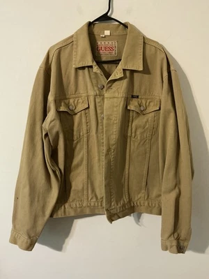 Chaqueta Guess Caqui, Hombre Talla Pequeña, DD685, Algodón Foto 1 de 4