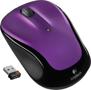 Logitech Wireless Mouse M325 with Designed For Web Scrolling Vivid Violet - Picture 1 of 2