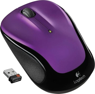 Logitech Wireless Mouse M325 with Designed For Web Scrolling Vivid Violet - Image 1 of 2