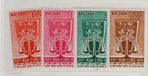 SOUTH VIETNAM Sc 223-6 NH set of 1963 - Human rights - Picture 1 of 1