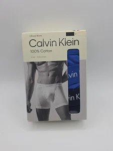 Dreierpack Herren Calvin Klein Cotton Boxershorts Boxershorts 100% Baumwolle Neu im Karton - Bild 1 von 4