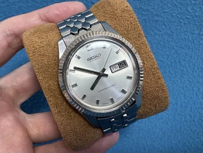 Reloj deportivo para hombre Seiko 6619-9050 vintage automático Diashock Jumbo 38 mm Foto 1 de 4