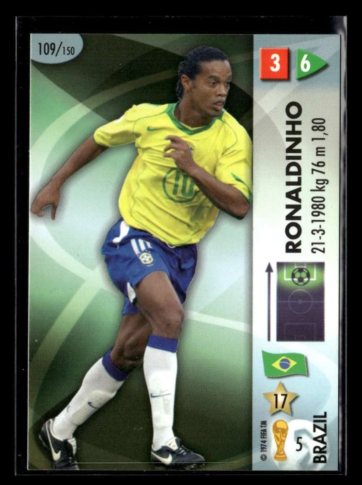 ロナウジーニョ　panini 2006ワールドカップ Auction Prices Realized Soccer Cards 2006 PANINI WORLD CUP GERMANY