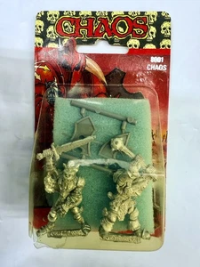 Warhammer Rogue Trader Realm of Chaos Warrior & Champion Rare pack 2 figures - Picture 1 of 4