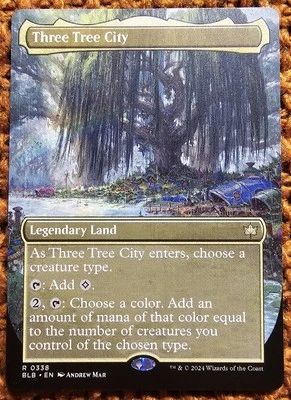 ✨️Three Tree City✨️ MTG | Bloomburrow | Borderless | NM/M | R 0338 - Image 1 of 2