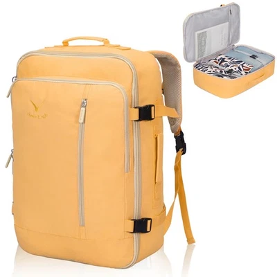 Mochila de viaje Hynes Eagle 38L aprobada para vuelo equipaje de mano resistente al agua Foto 1 de 4
