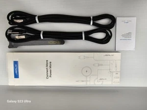 JSAUX 100W USB C to C Cable 2-Pack, 6.6ft Black Color Free Shipping  - Picture 1 of 5