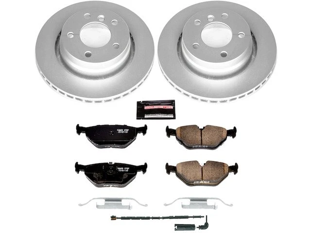 Kit de pastillas de freno trasero y rotor para BMW 323Ci 323i 325Ci 325i 328Ci 328i QF59Z6 Foto 1 de 1