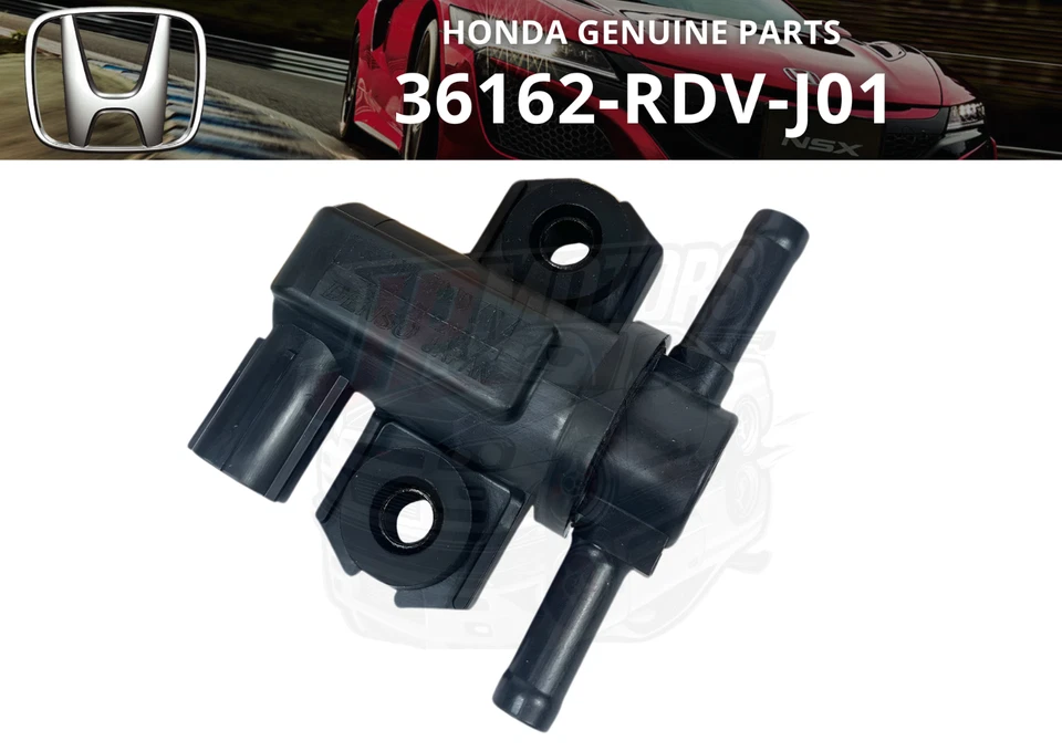 Electroválvula de purga de bote de vapor HONDA ACCORD ACURA TL 36162-RDV-J01 genuina Foto 1 de 4