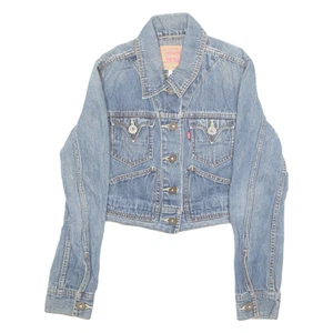 LEVI'S Girls Denim Jacket Blue M - Picture 1 of 6