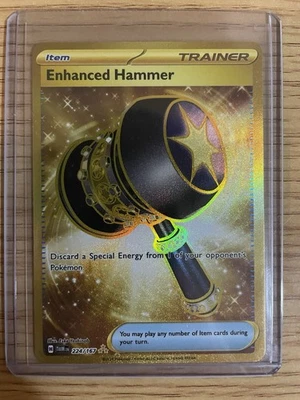 Enhanced Hammer 224/167 Twilight Masquerade Gold Secret Rare Pokemon TCG NM - Image 1 of 2
