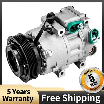 Compresor de aire acondicionado para Kia Sorento 2011-2013 Hyundai Santa Fe 2010-2012 2,4 L 198300 Foto 1 de 4