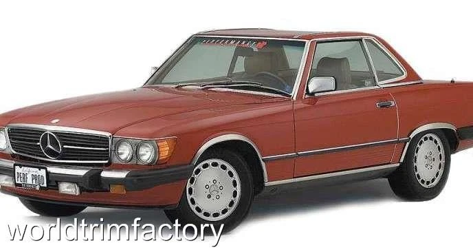 THE BEST! FENDER TRIM FOR MERCEDES BENZ W107 70-89 Stainless High Polish 3/4 ARC Foto 1 de 1