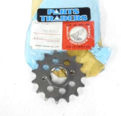 Piñón delantero genuino Honda XL500R XL600R XL 500R 600R 23801-MK5-620 NUEVO DE STOCK Foto 1 de 3