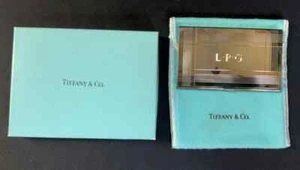 Vintage Tiffany & Co Sterling Silver Plate Business Card Case Holder - Picture 1 of 3