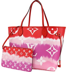 lv pink and red bolsa
