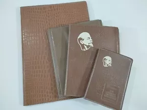 Cuadernos soviéticos vintage, juego delegado partido comunista - Imagen 1 de 10