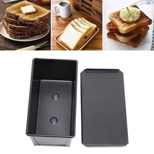 Backformen Kuchenform Brotbackform Rechteckig Brot Backen Kastenform mit Deckel - Bild 1 von 12