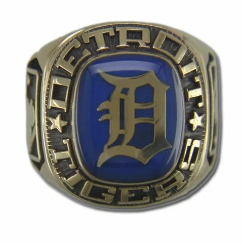 Detroit Tigers Classic Goldplated MLB Ring Cover