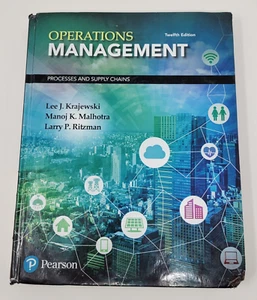 Operations Management: Processes and Supply Chains 12th Edition - Foto 1 di 5