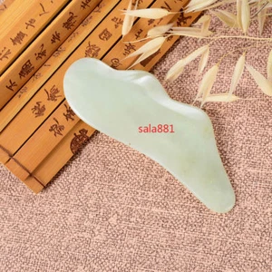 Natural Jade stone Gua Sha Tool Jade Gua Sha Tool for face eye Facial Massager - Picture 1 of 7