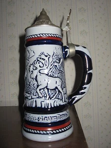 Vintage 1976 Avon American Wildlife / Wild Country Deckel Bierstein sehr schön! - Bild 1 von 12