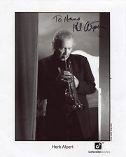 Herb Alpert JAZZ TRUMPETER autograph, signed photo