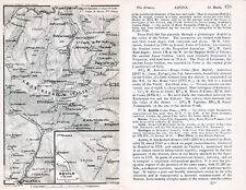 Aquila 1903 picc. piantina di città orig + guida ingl. (5 p.) Gran Sasso Assergi