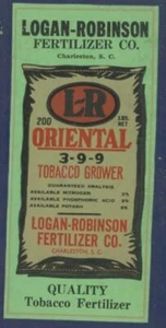1951 CHARLESTON SC LOGAN-ROBINSON FERTILIZER CO ADVERTISING PKT NOTEBOOK 27-92X - Picture 1 of 4