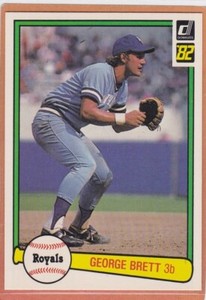 1982 DONRUSS BASEBALL GEORGE BRETT #34 ROYALS NMMT *A11446