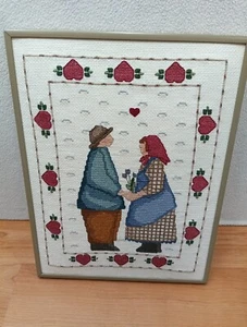 Sweethearts Cross Stitch CHART-Barbara Bourgeau-Richards- Stitches - Picture 1 of 5
