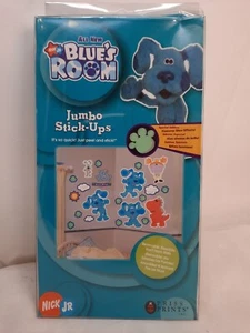 Blues Clues Kid's Room Jumbo Wall Decal Reusable Stick Ups Glow Effects Reusable - Picture 1 of 8