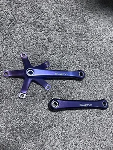 Sugino 75 SG75 Purple Crankset 172.5mm 144bcd Rare Track Fixed Gear Fixie - Picture 1 of 11