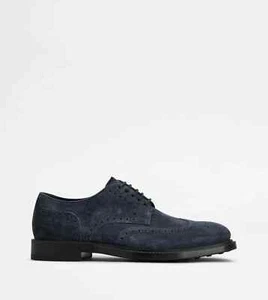 $695 MSRP-Tod's Men's XXM62C00C10RE0U805 Derby Bucature Formale Gomma- Authentic - Picture 1 of 5