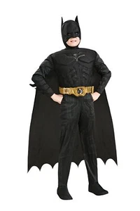 Child Deluxe Batman Costume The Dark Knight Trilogy Superhero Outfit - Picture 1 of 6