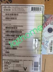 Przełącznik Cisco Catalyst WS-C2960X-48TS-L 48 portów NOWY Szybka wysyłka FedEx lub DHL - Zdjęcie 1 z 1