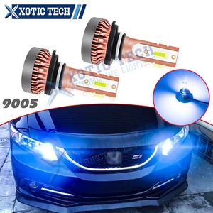 2X 8000K Ice Blue 100W COB 9005 LED Daytime Running Light DRL Bulbs For Honda - Picture 1 of 11