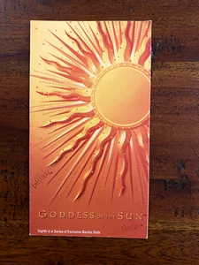 Vintage 1995 Goddess of the Sun Barbies by Bob Mackie  Pamphlet - Bild 1 von 3