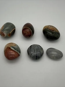 Wholesale Crystal/Gemstone Lot Of 6 Palmstones - US Seller - Picture 1 of 19