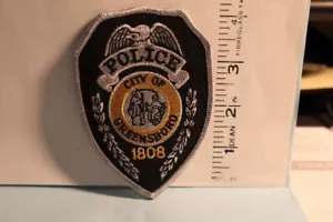 police patch   GREENSBORO POLICE NORTH CAROLINA - Picture 1 of 1