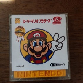 Super Mario Bros. 2 W/Case NES Disk System Software.3