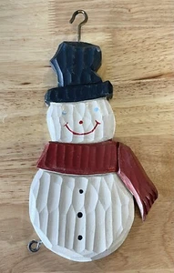 Snowman Seasonal Replacement Decorative Hanging Sign For Arrow-Metal Hook - Picture 1 of 6
