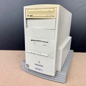 Computadora de escritorio Packard Bell multimedia vintage R500 Intel MMX rota para piezas - Imagen 1 de 23