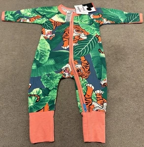 Bonds BNWT 2017 Jungle Book Shere Khan Tiger Zippy - Size 000 (0-3 Months) - Picture 1 of 3